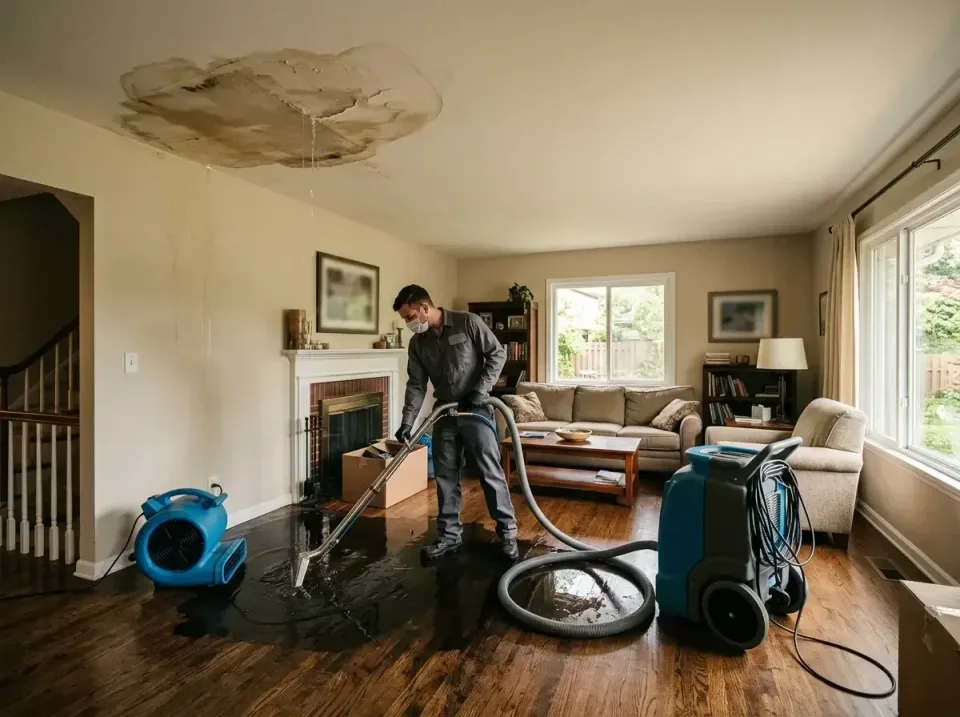 attic-pipe-burst-ceiling-drip-008 — frequently asked questions, Water Damage Restoration & Carpet Care in Rockford, MN